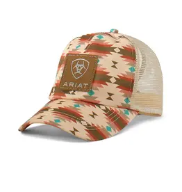 Ariat Ariat Ladies Peach Aztec Print A300080030 Ball Cap