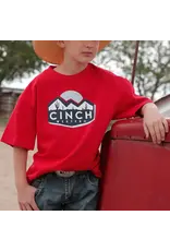 Cinch Boys Cinch Western Logo MTT7670130 Red Tee