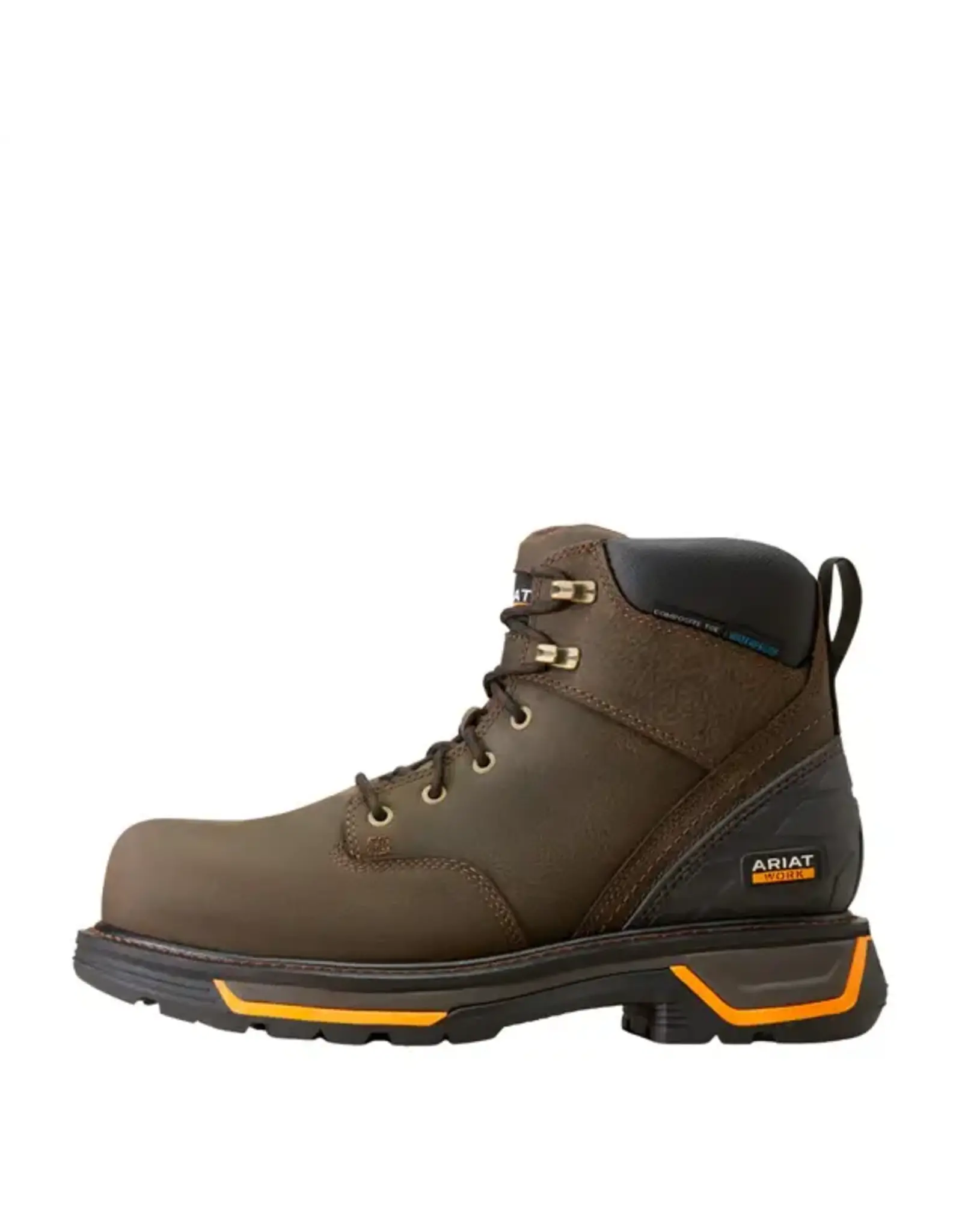 Ariat Men’s Big Rig 6” H20 10042550 Composite Toe Waterproof  Work Boots