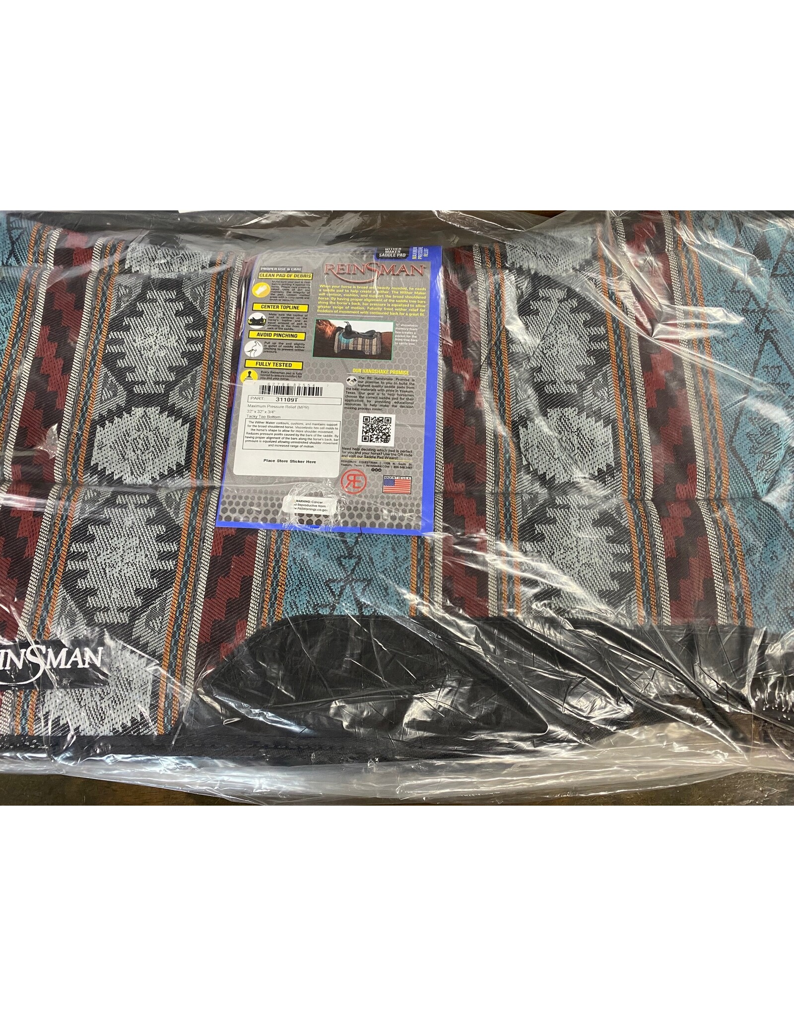 Reinsman Max Pressure Relief Aztec Tacky Too Pad 31109T