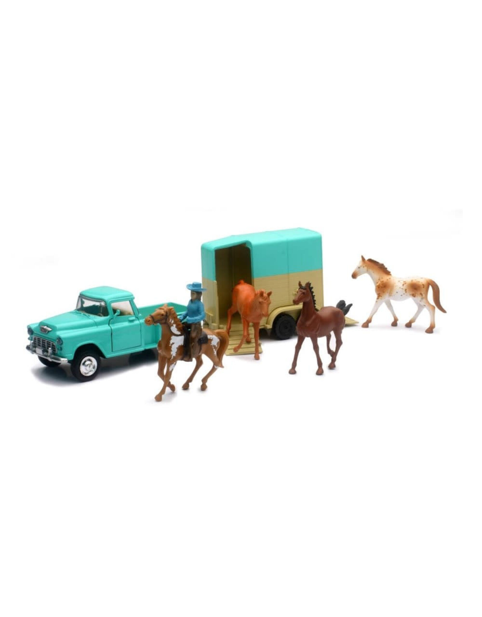 M&F M&F Valley Ranch Stepside 1955 Chevy Truck Playset 5100007