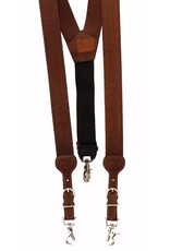 Nocona Leather Basketweave Suspenders N8512444-L