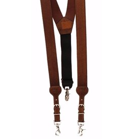Nocona Nocona Leather Basketweave Suspenders N8512444-L