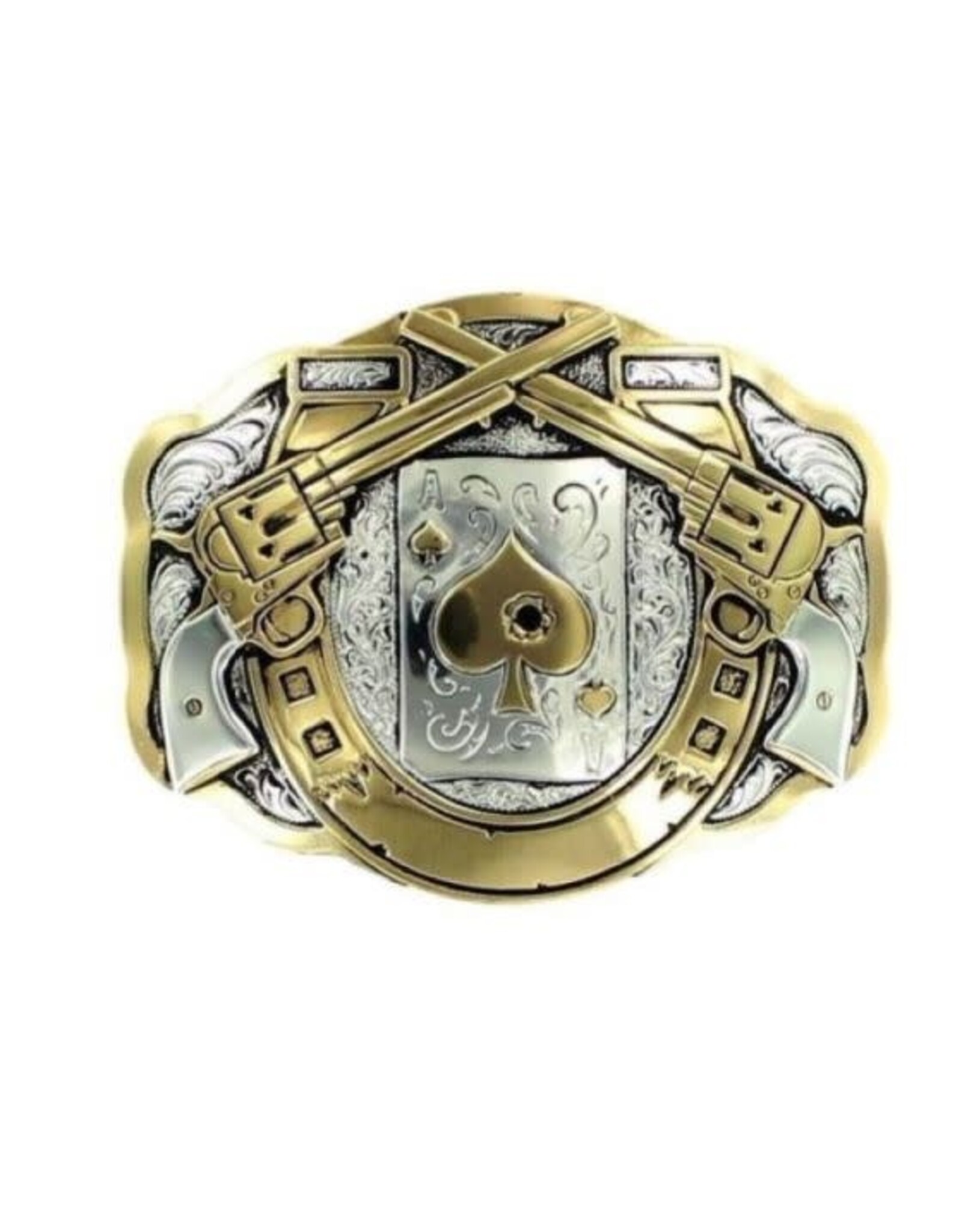Crumrine Crumrine Ace of Spades C11259 Belt Buckle