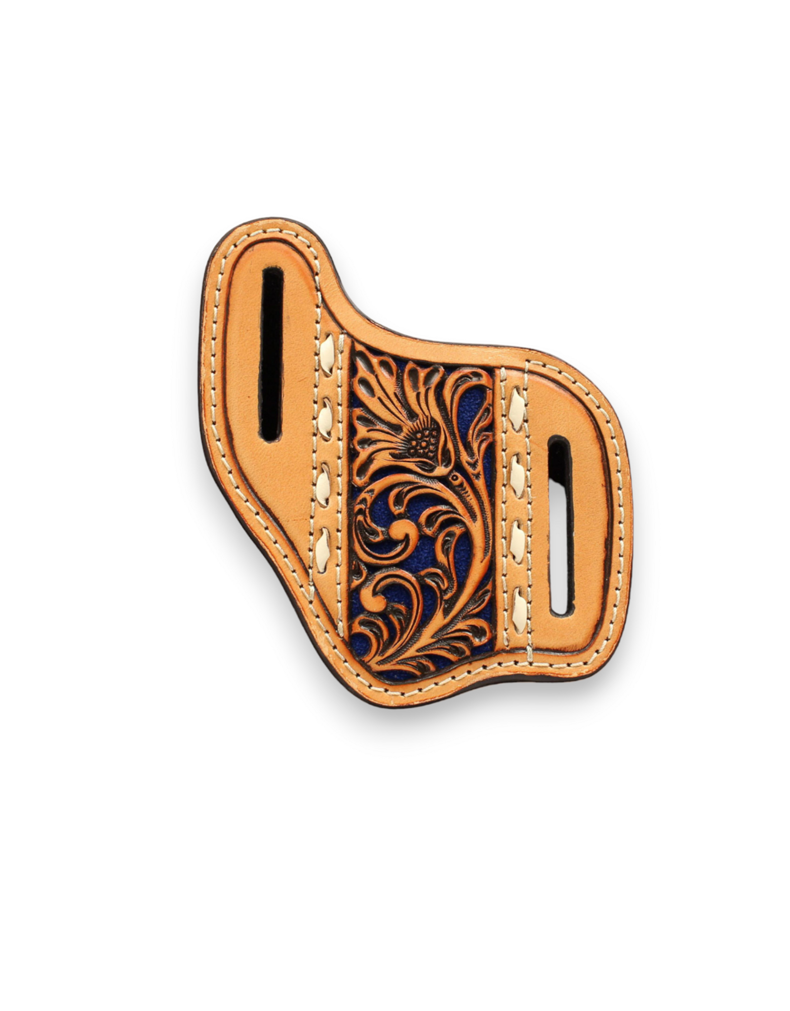 Nocona Nocona Buckstitch Royal Blue Knife Sheath 1805227
