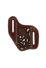 Nocona Nocona Tooled Leather Inlay Knife Sheath 1805012