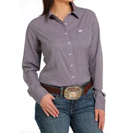 Cinch Ladies Arena Flex Long Sleeve MSW9163018 LIL Western Shirt