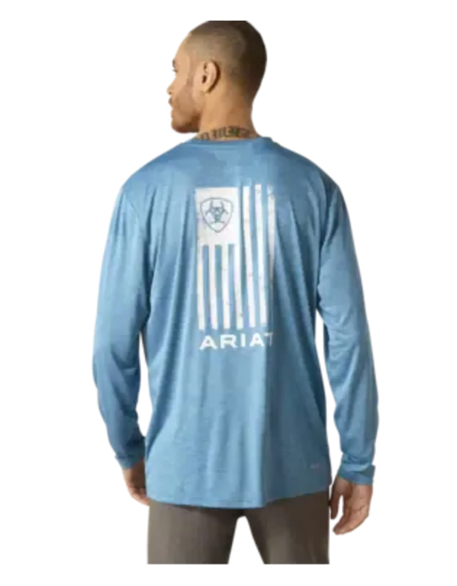 Ariat Ariat Mens AriatTek Charger Faded 10046424 Long Sleeve T-Shirt