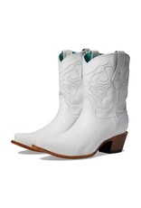 Corral Corral Ladies White Embroidered Western Ankle Boots Z5071