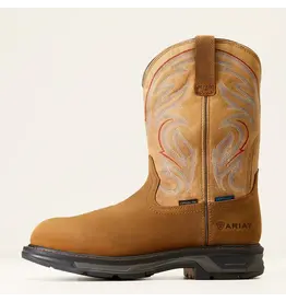 Ariat Men's Distressed Brown/Bravo Brown Workhog XT WaterProof Carbon Toe  10045435 Work Boots