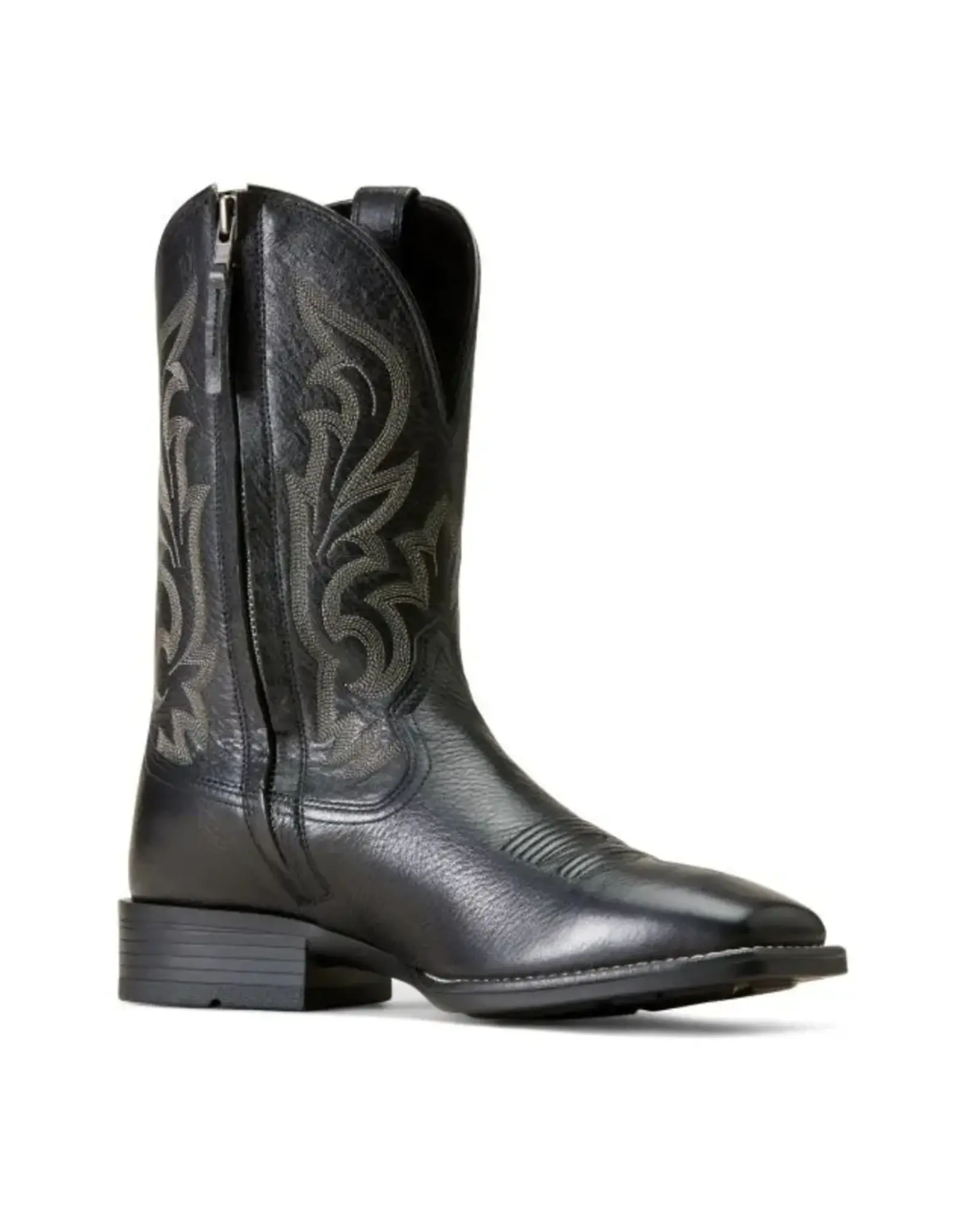 Ariat Men's Slim Zip Ultra Black Deertan 10046852 Western Boots