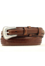 Nocona Nocona Top Hand Ranger Lace Brown Mens Belt N2476802