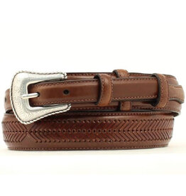 Nocona Nocona Top Hand Ranger Lace Brown Mens Belt N2476802