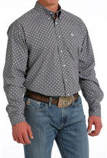 Cinch Men’s Button Up Long Sleeve MTW1105604 NAV Western Shirt