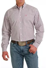 Cinch Men's MTW1105592 WHT Western Button Up Shirt