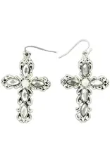 Blazin Roxx Blazin Roxx Vintage Cross Earrings 29685