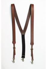 M&F HDXtreme Brown Leather Suspenders N2712202-XL