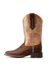 Ariat Ladies Round Up Stretchfit 10047039 Toasted Blanket Embossed/Copper Glow Western Boots
