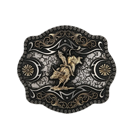 Attitude Jewelry Attitude Blaze Bull Rider A886 Belt Buckle