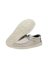 Hey Dude  Men's Wally Patriotic Off White 40001-1K1 Casual Shoes