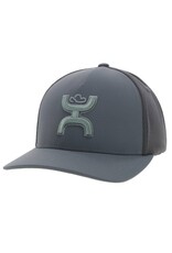 Hooey Hooey Coach Grey/Black 2212GY-02 Flexfit Ball Cap Sz. L/XL