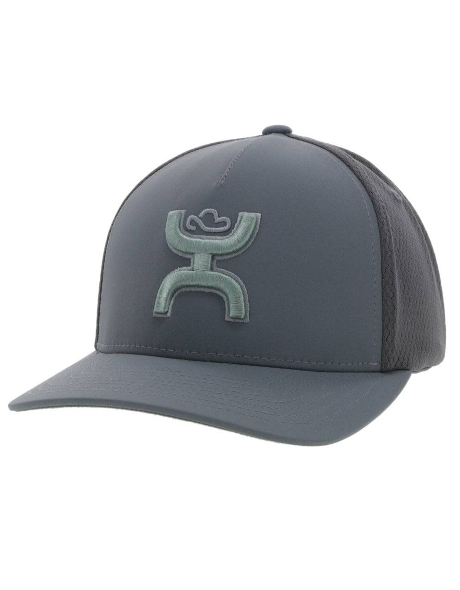 Hooey Hooey Coach Grey/Black 2212GY-02 Flexfit Ball Cap Sz. L/XL