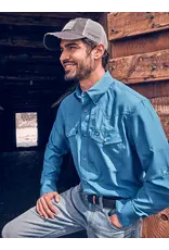 Wrangler Wrangler Men’s Western Long Sleeve Shirt 112323767 Blue