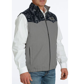 Cinch Men’s Grey Aztec MWV1543008 Wool Concealed Carry Vest