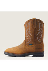 Ariat Men's Sierra Shock Shield H2O Distressed Brown 10044545 Soft Toe Work Boots