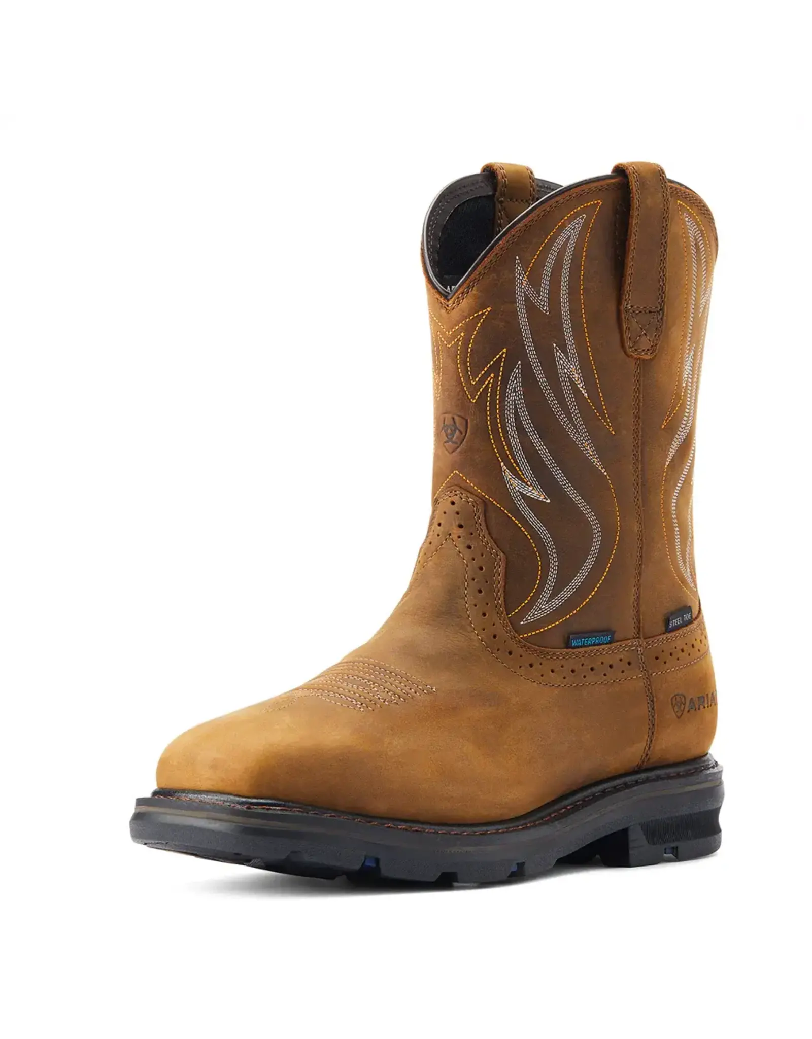 Ariat Ariat Men's Sierra Shock Shield H2O Distressed Brown 10044544 Steel Toe Work Boots