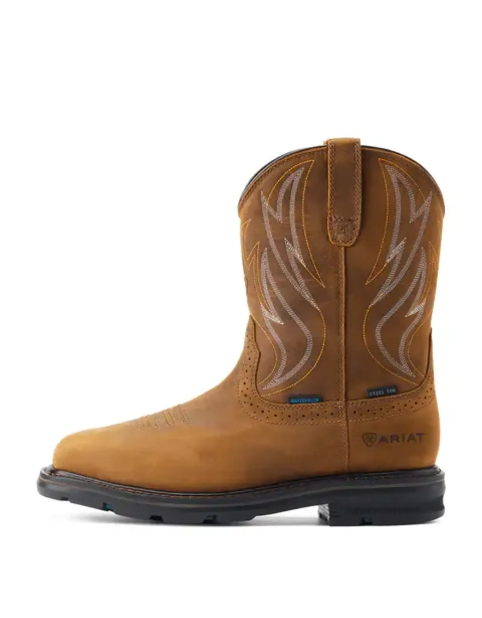 Ariat Ariat Men's Sierra Shock Shield H2O Distressed Brown 10044544 Steel Toe Work Boots