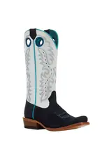 Ariat Ariat Ladies Futurity Boon Polo Blue Roughout/ Pearly White 10046889 Western Boots
