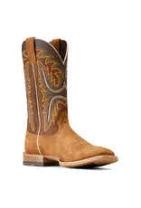 Ariat Mens Brushrider Suntan Roughout/Rusty Brown 10046853 Western Boots