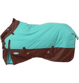 Tough 1 600D Turquoise/Chocolate Snuggit Turnout Blanket Sz. 81 32-2010s-14-81