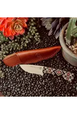 Circle SH Cutlery Circle SH Cutlery Aztec Handle Knife with Sheath CSH-3024ST