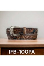 Ranger Ranger Belt Co. Basket Tooled & Floral IFB-100PA Belt