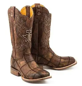 Tin Haul Mens Dead Or Alive Wanted Sole Outsole Western Boots 14-020–0077-0405 BR