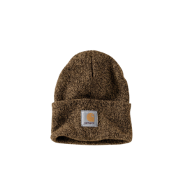 Carhartt Carhartt OSFA Knit Cuffed Beanie A18-247 Dark Brown/Sandstone