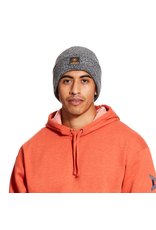 Ariat Ariat Men's Rebar Toboggan Watch Cap 10027798 Blk/White Heather