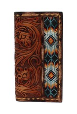 3D Hand Tooled Beaded Rodeo Wallet D250003908