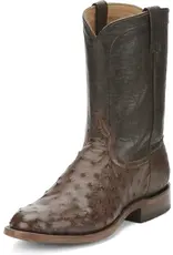 Tony Lama Men's Chocolate Ostrich Roper EP3575 Exotic Boots