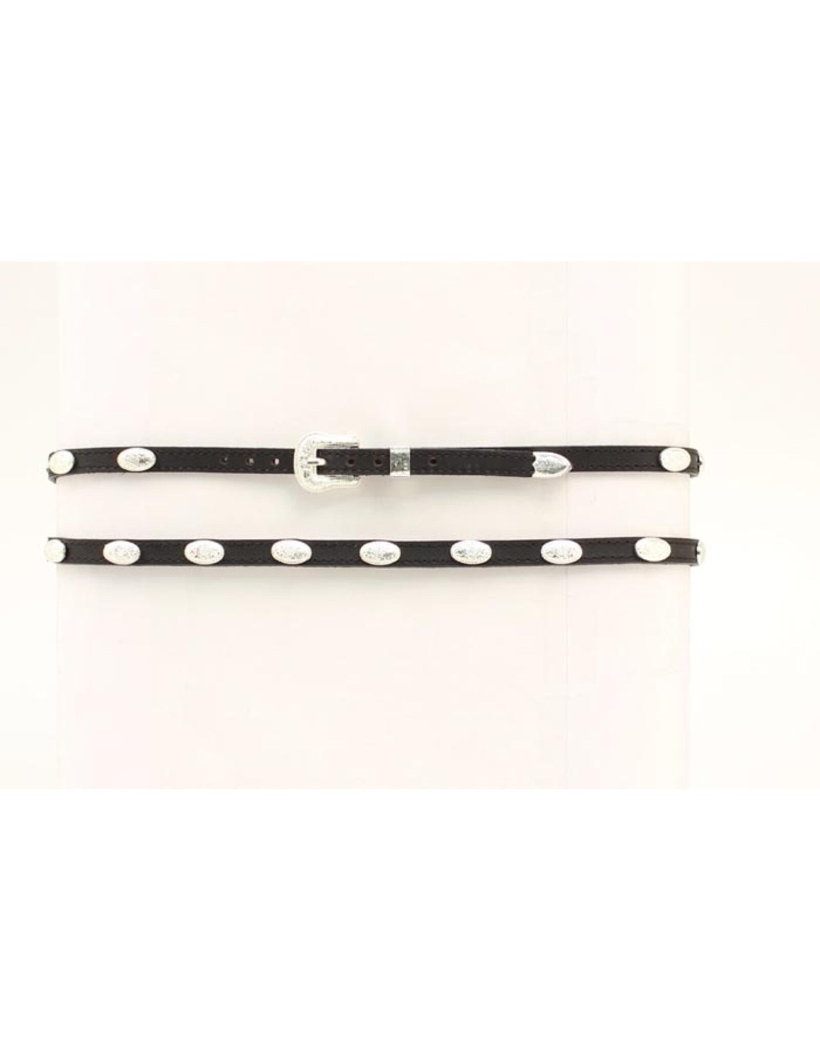 Double S Double S Black Hatband With Conchos 0237401 XL