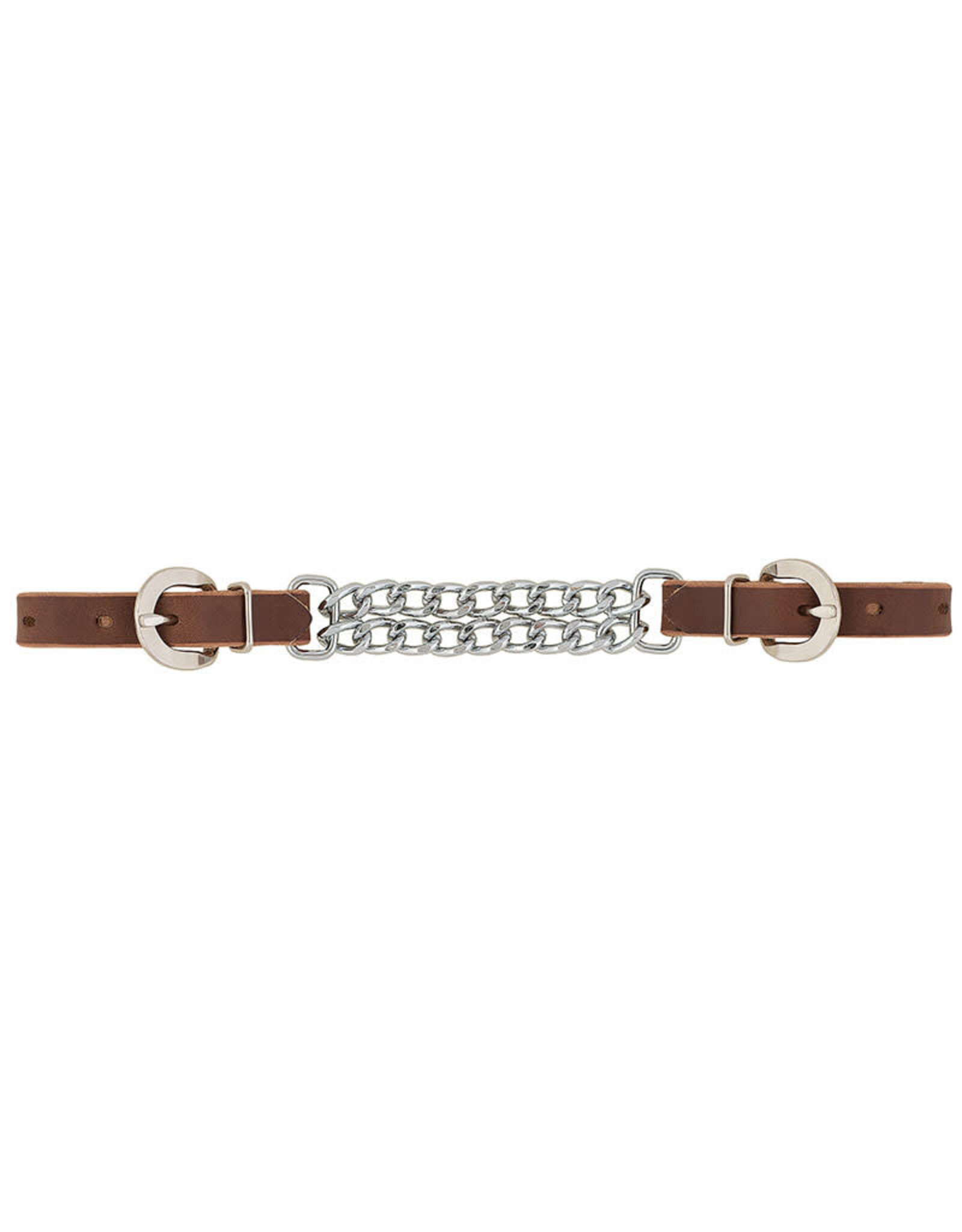 Weaver Leather Curb Double Chain 30-1370 Rich Brown