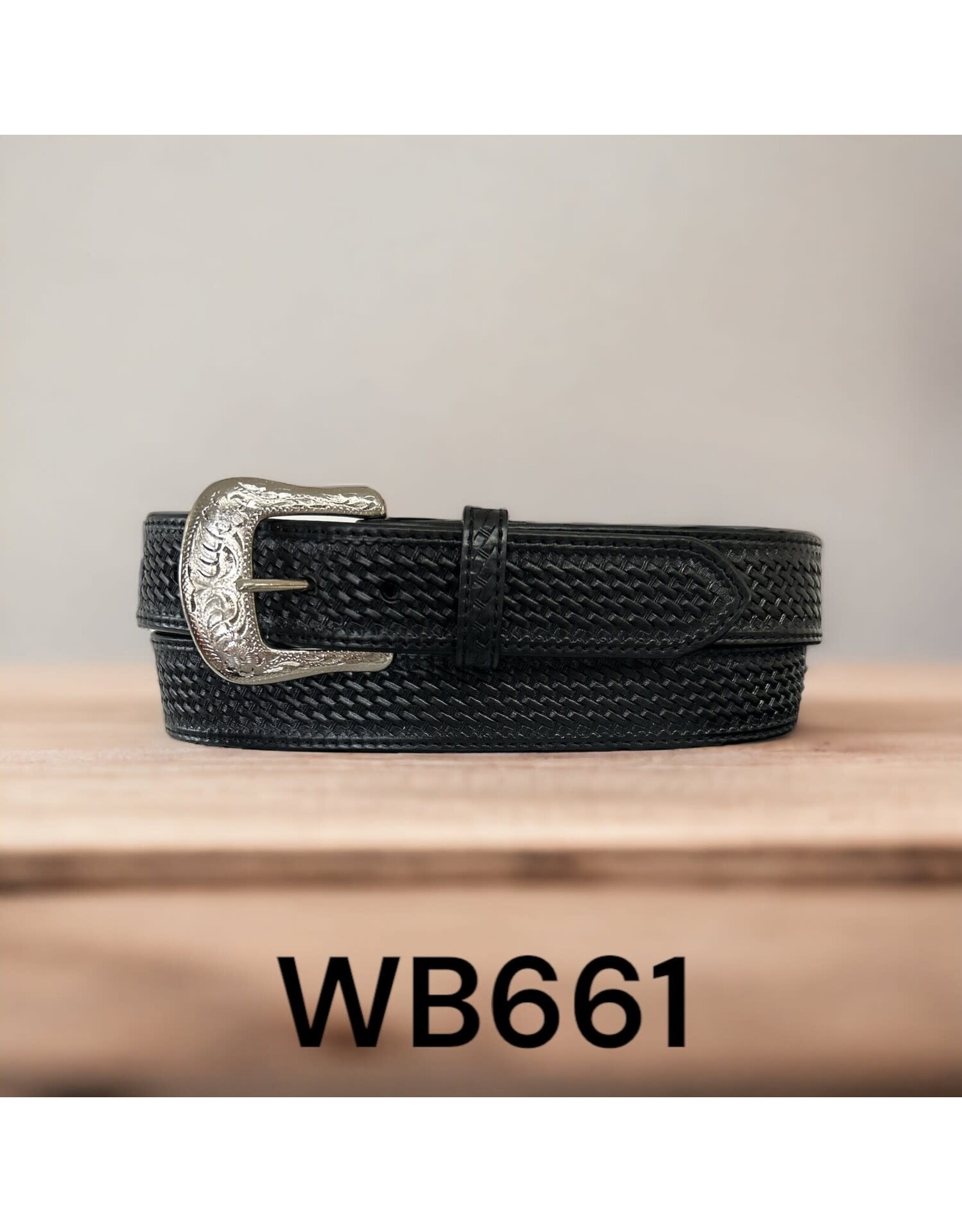 Ranger Black Basketweave WB661 Belt