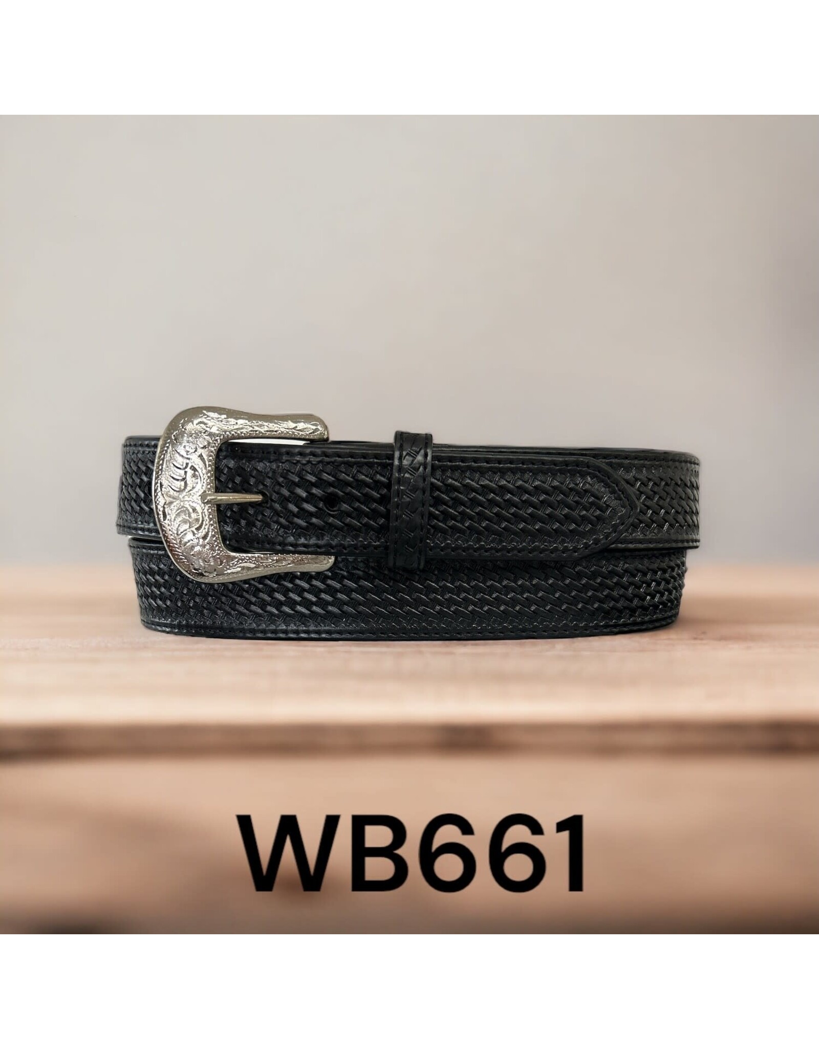 Ranger Ranger Black Basketweave WB661 Belt