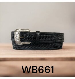 Ranger Black Basketweave WB661 Belt