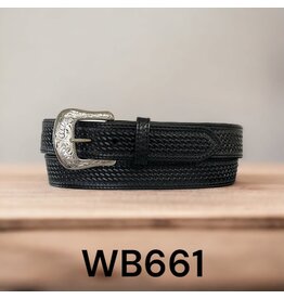 Ranger Ranger Black Basketweave WB661 Belt