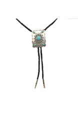 M&F Double S Turquoise Concho Bolo 22232