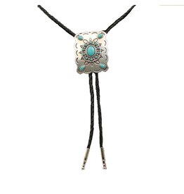 M&F Double S Turquoise Concho Bolo 22232