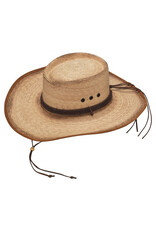 Alamo Gambler Palm Leaf D53102 Straw Hat